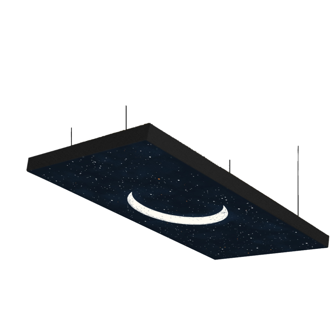 Printed Series Ceiling Absorption Panels (2.5'x5'x3")