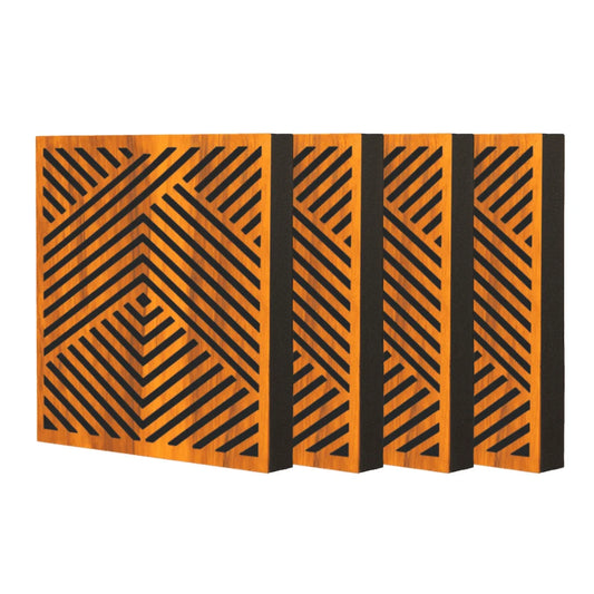 Timber Foam Acoustic Panels (1ft x 1ft x 25mm), Set of 4