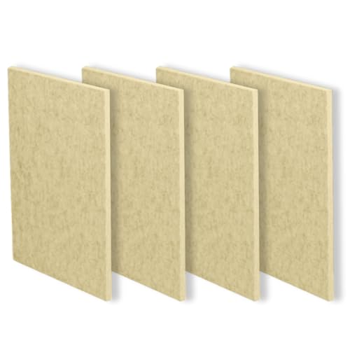 Timber Acoustics® Mute Board – Acoustic Sound Absorption Panels | 1 x 3 ft | Set of 4