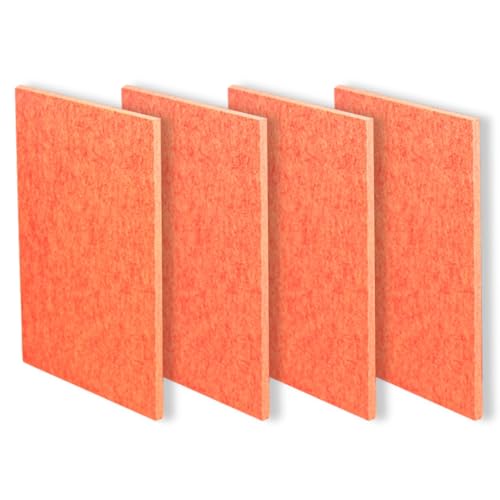 Timber Acoustics® Mute Board – Acoustic Sound Absorption Panels | 1 x 3 ft | Set of 4