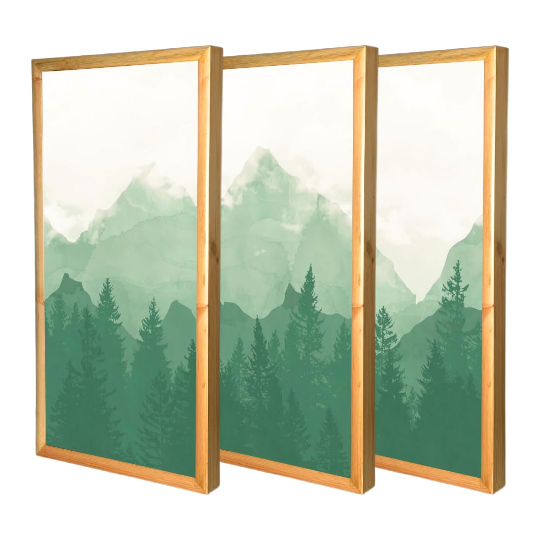 Sage Green Forest Absorption Panels Set for Echo Control & Sound Clarity with NRC 0.90
