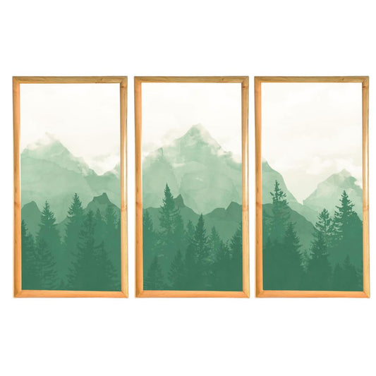 Sage Green Forest Absorption Panels Set for Echo Control & Sound Clarity with NRC 0.90