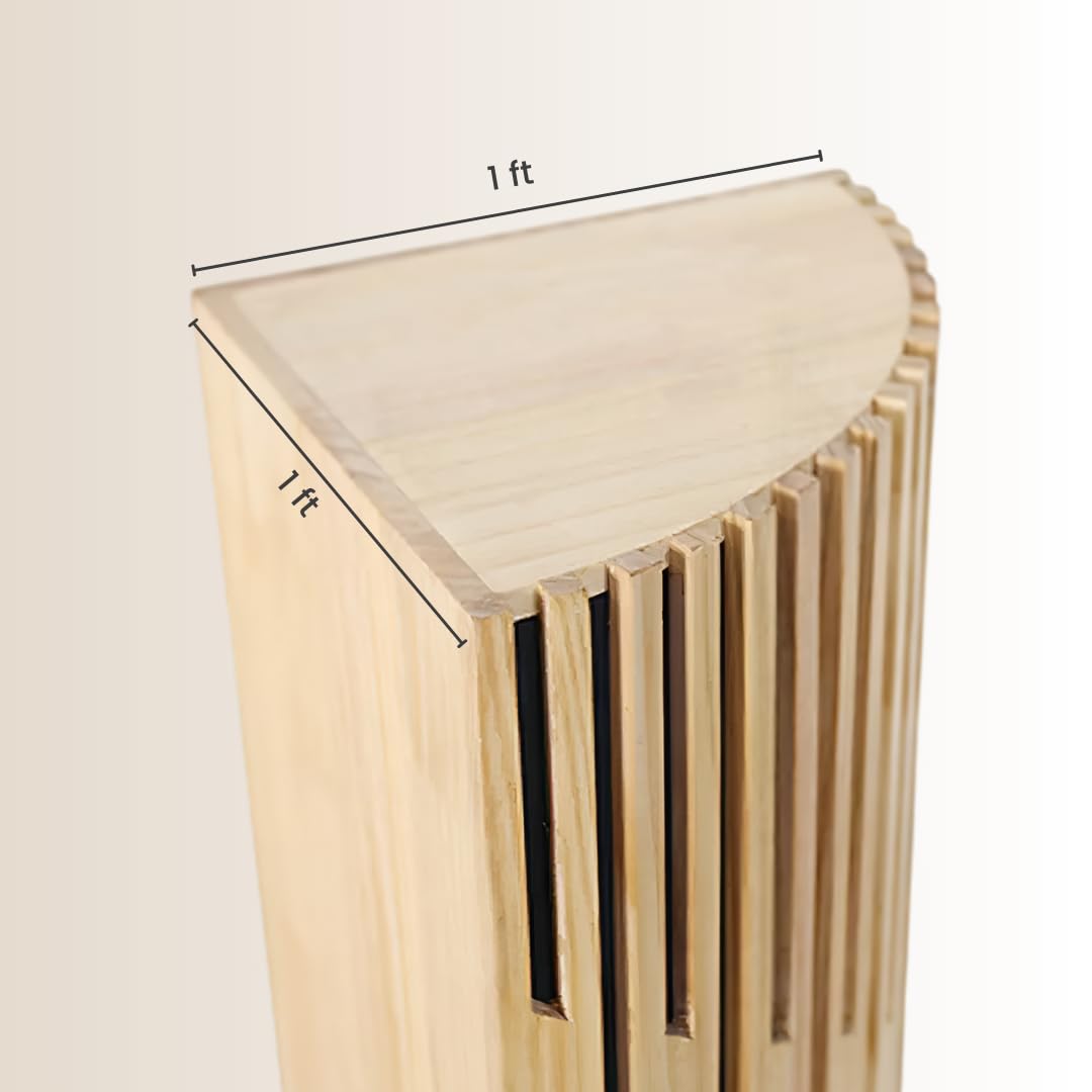 Wooden Slat Bass Traps, Low Frequency Absorption for Balanced & Clear Audio