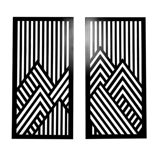 Geometric Mountain Absorption Panels Set for Echo Control & Sound Clarity