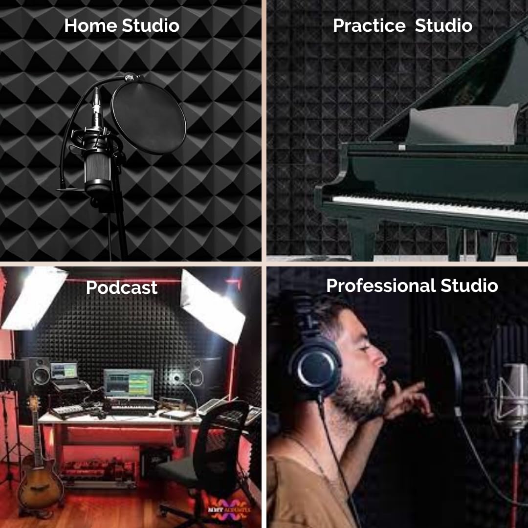 Timber Acoustics Pyramid Acoustic Foam Sheet