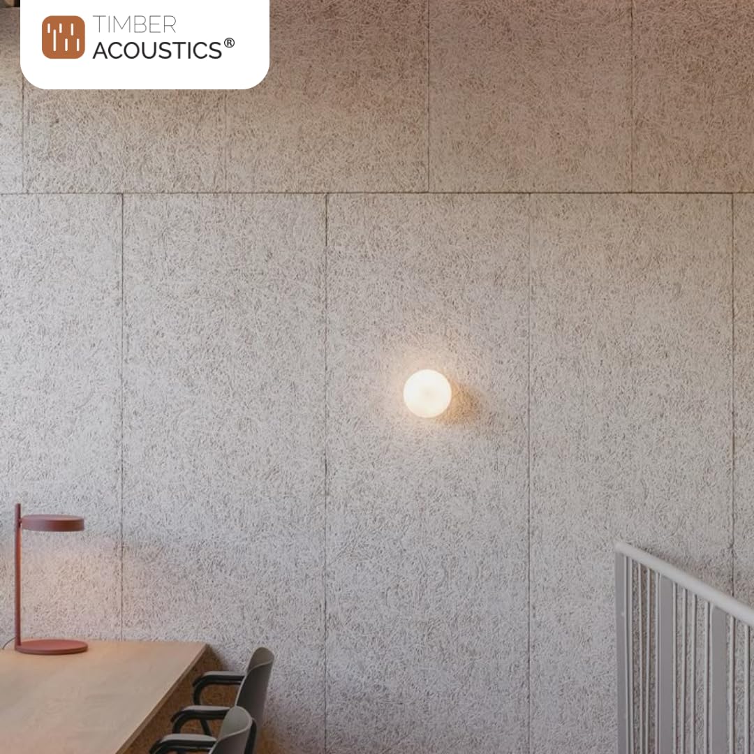Timber Acoustics® Mute Board – Acoustic Sound Absorption Panels | 1 x 3 ft | Set of 4