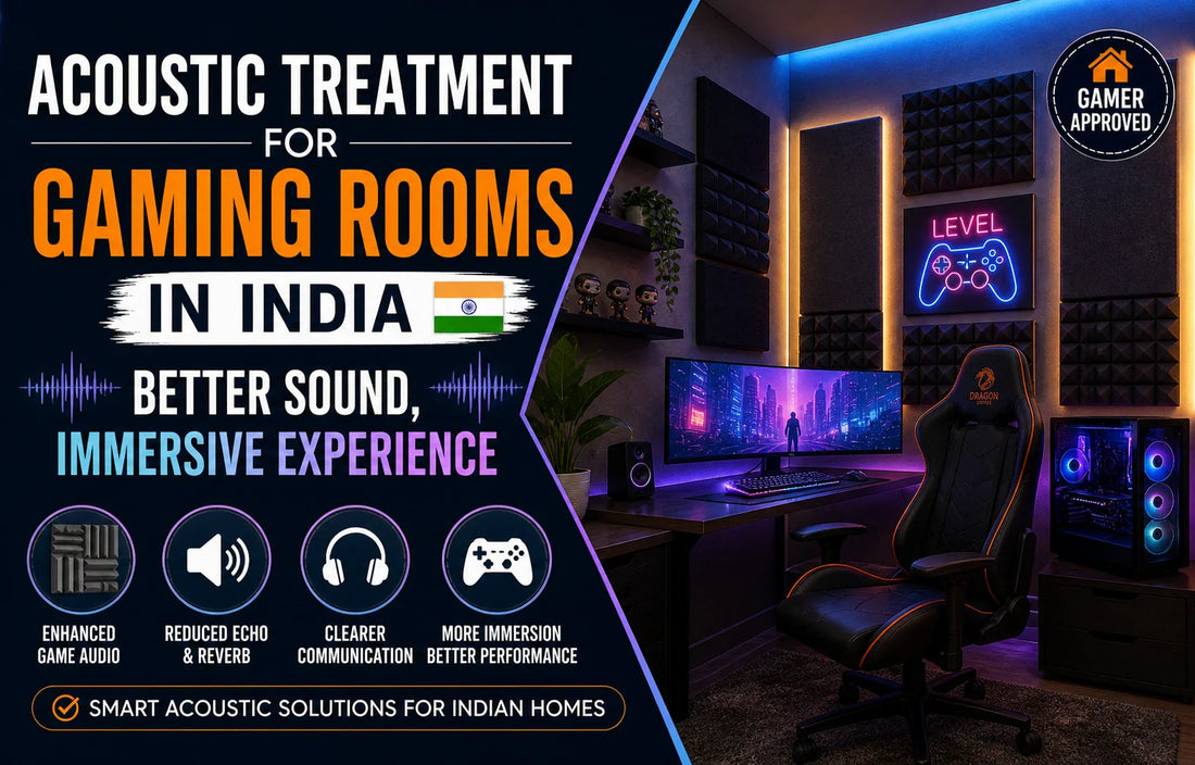 Acoustic Treatment for Gaming Rooms in India: Better Sound, Immersive Experience