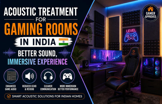 Acoustic Treatment for Gaming Rooms in India: Better Sound, Immersive Experience
