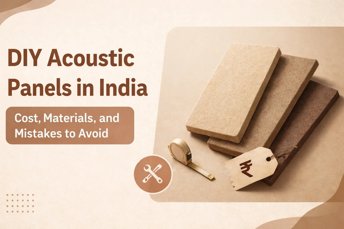 DIY Acoustic Panels in India: Cost, Materials, and Mistakes to Avoid