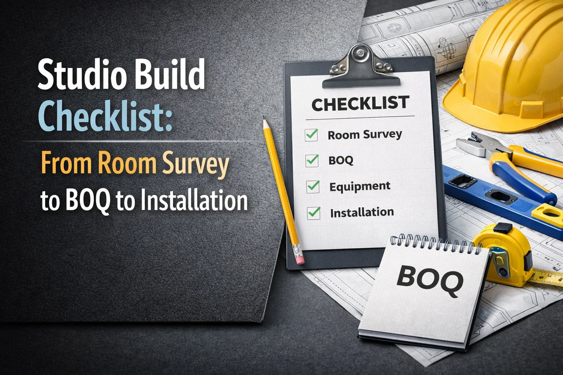Studio Build Checklist: From Room Survey to BOQ to Installation