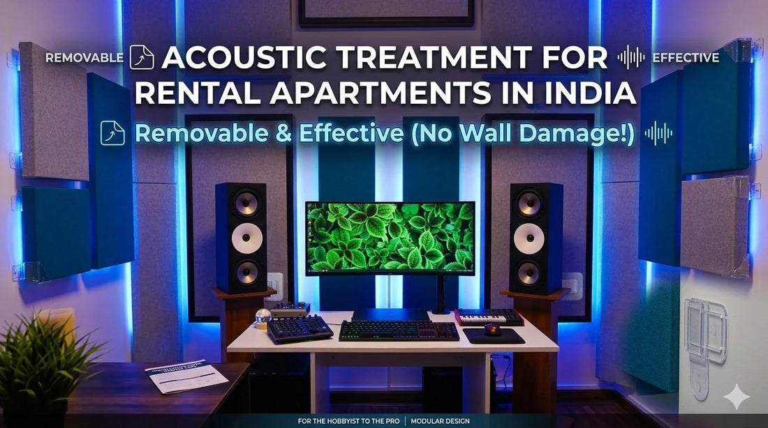 Acoustic Treatment for Rental Apartments in India (Removable & Effective)