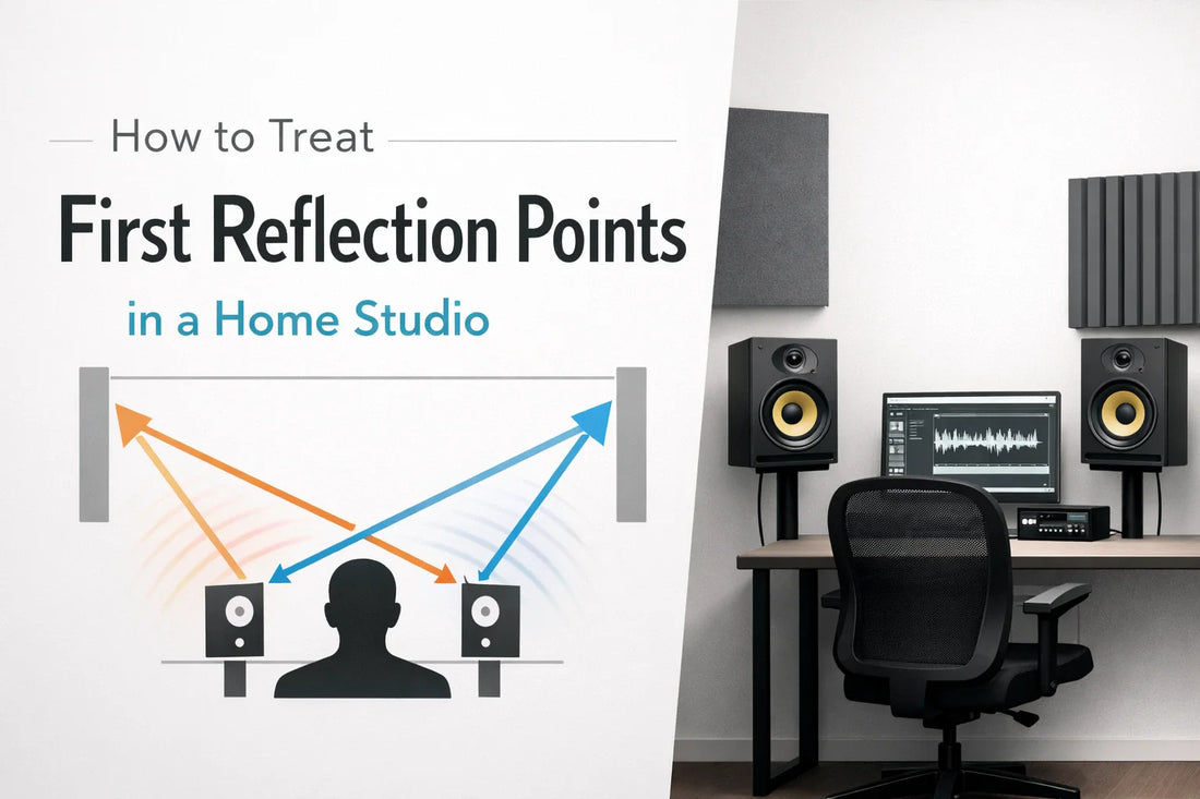 How to Treat First Reflection Points in a Home Studio