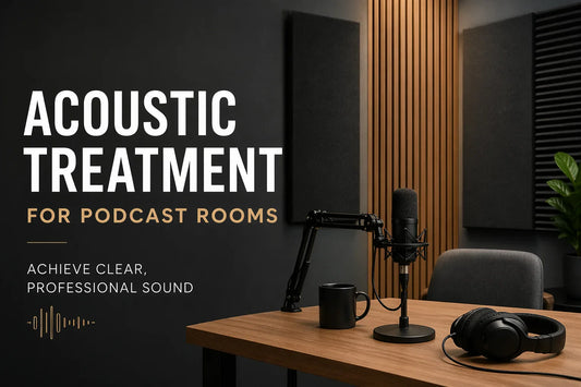 Acoustic Treatment for Podcast Rooms: Achieve Clear, Professional Sound
