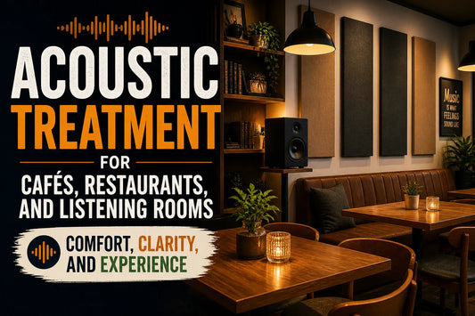 Acoustic Treatment for Cafés, Restaurants, and Listening Rooms: Comfort, Clarity, and Experience