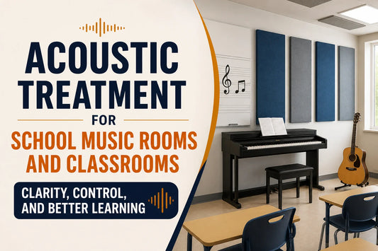 Acoustic Treatment for School Music Rooms and Classrooms: Clarity, Control, and Better Learning