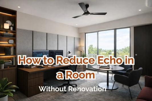 How to Reduce Echo in a Room Without Renovation