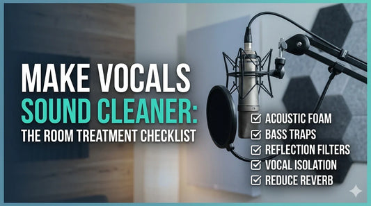 Make Vocals Sound Cleaner: The Room Treatment Checklist