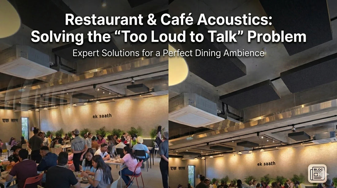 Restaurant & Café Acoustics : Solving the “Too Loud to Talk” Problem