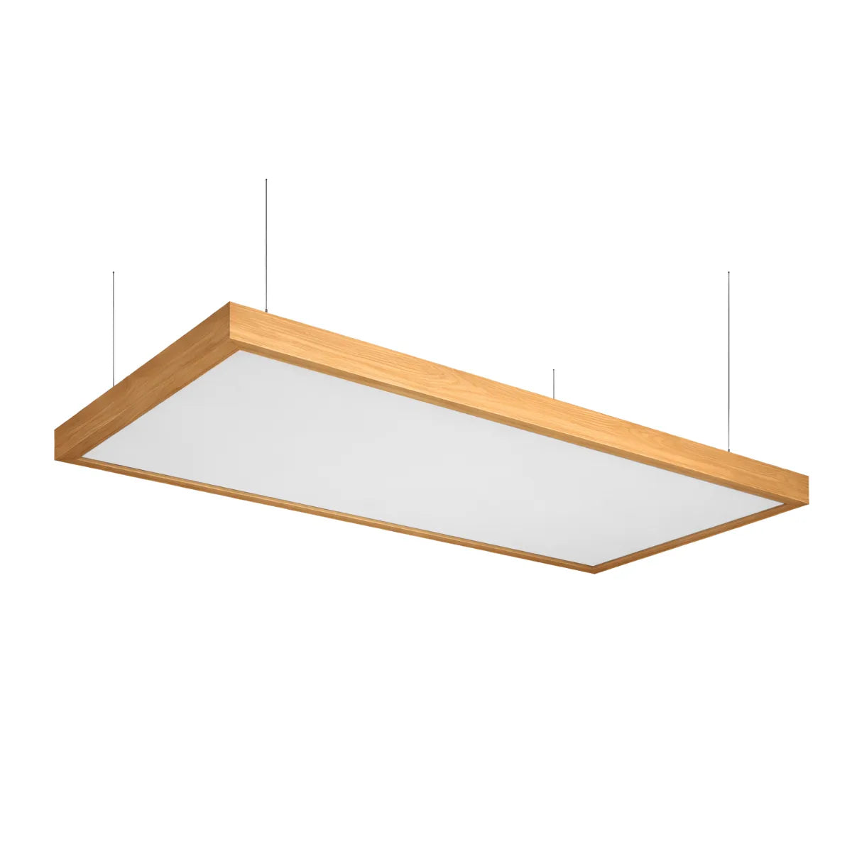 Wooden Frame Ceiling Absorption Panels [Set of 2]