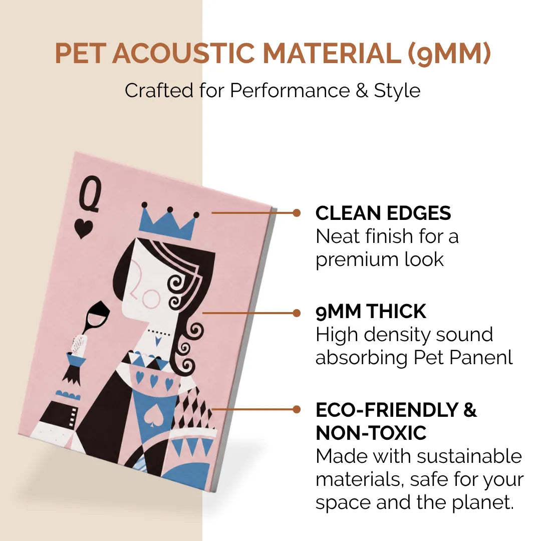 Noise Absorber Acoustic Art Wall Panels for Gaming Room, 48”x32”