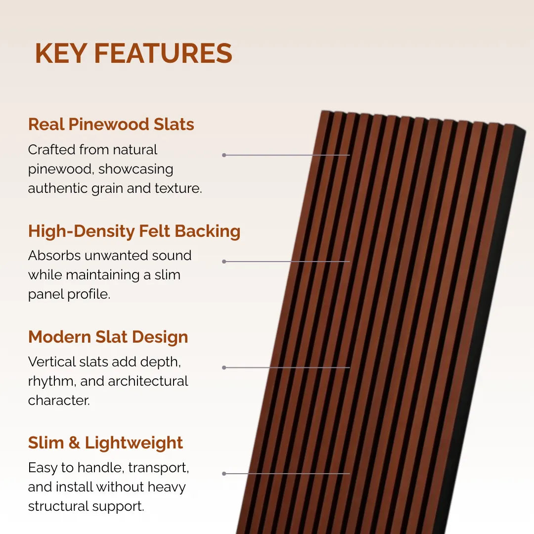 Timber Acoustics Pinewood TimberSlat™ Panels