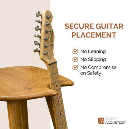Guitar Chair with Footrest for Studio & On-Stage Performance