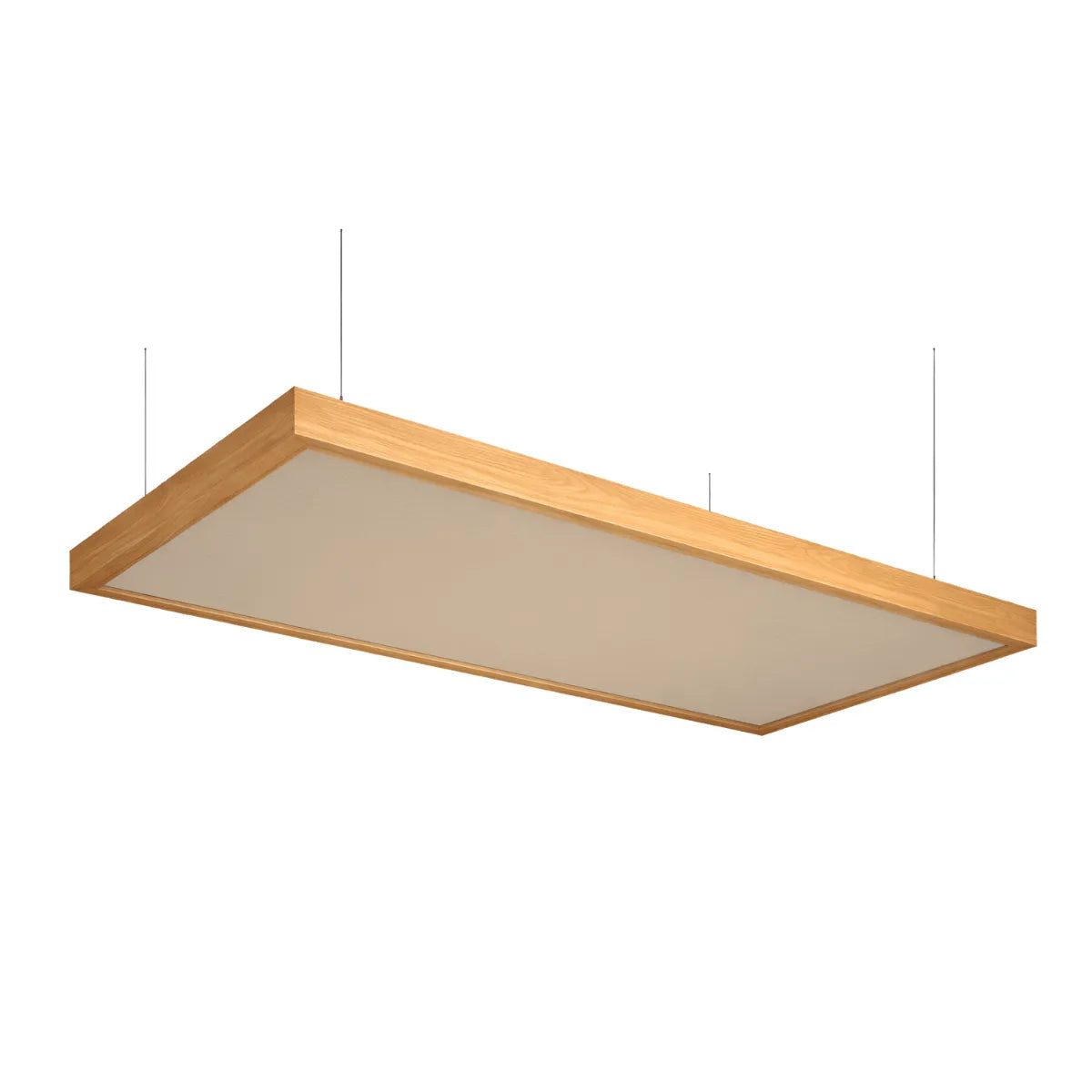 Wooden Frame Ceiling Absorption Panels [Set of 2]