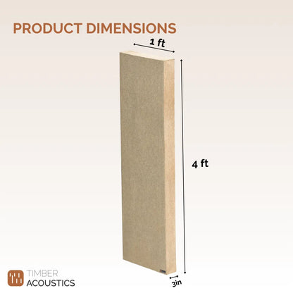 X14 Control Absorption Panels, 1'x4'x3" [SET OF 3]