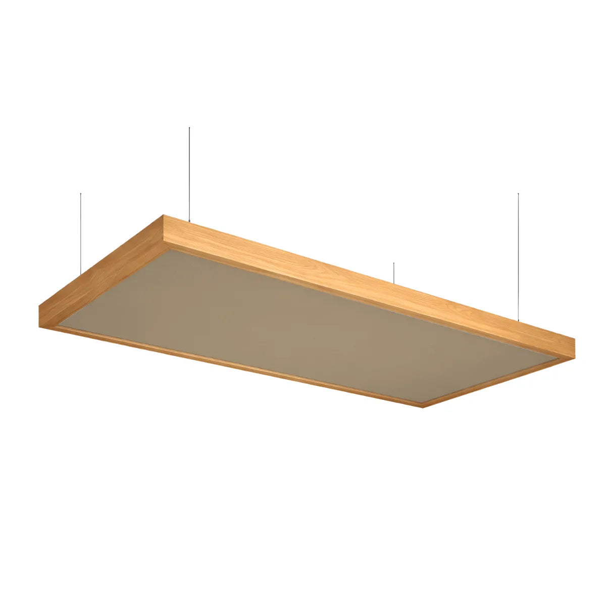 Wooden Frame Ceiling Absorption Panels [Set of 2]