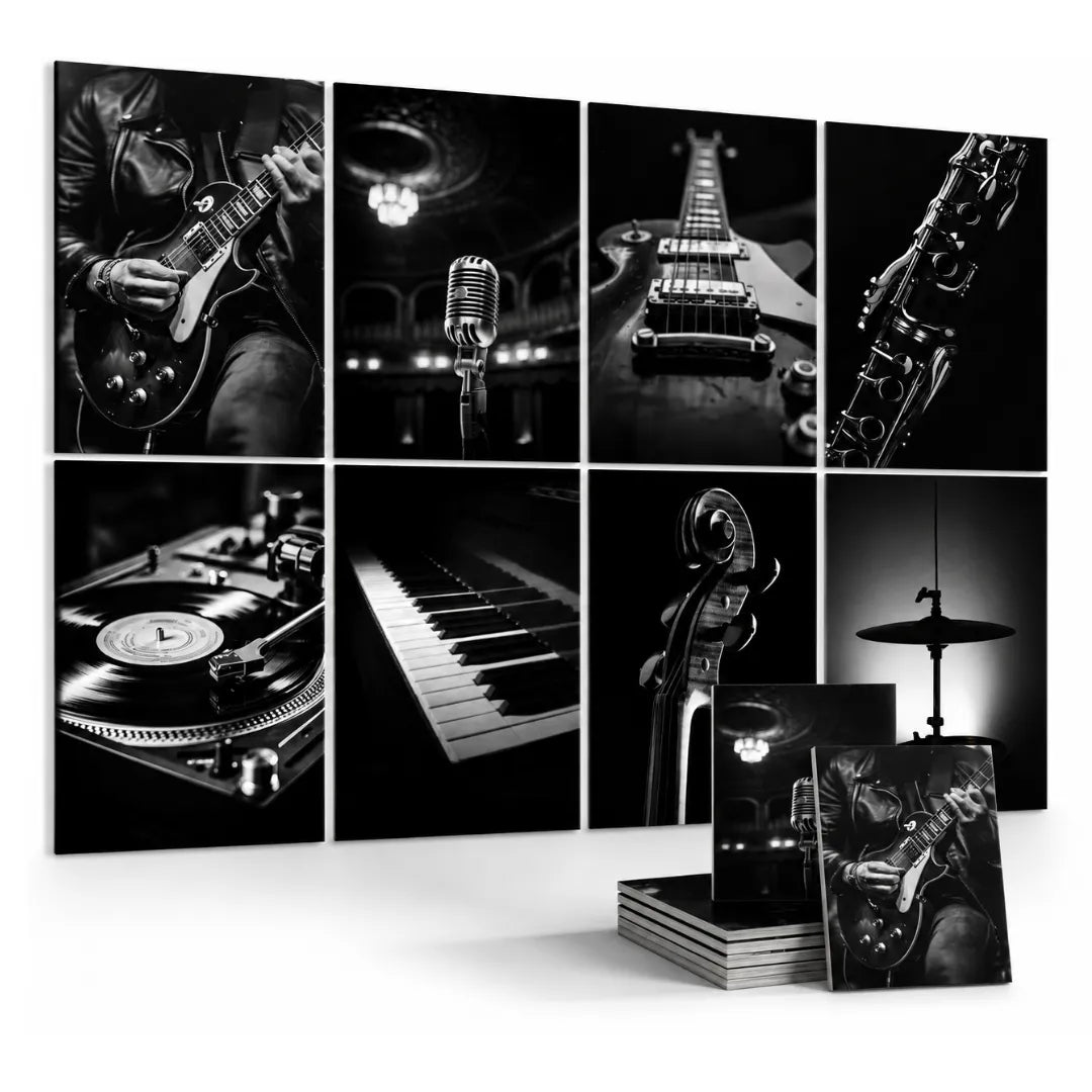 Noise Absorber Acoustic Art Wall Panels for  for Music Studio, 48”x32”