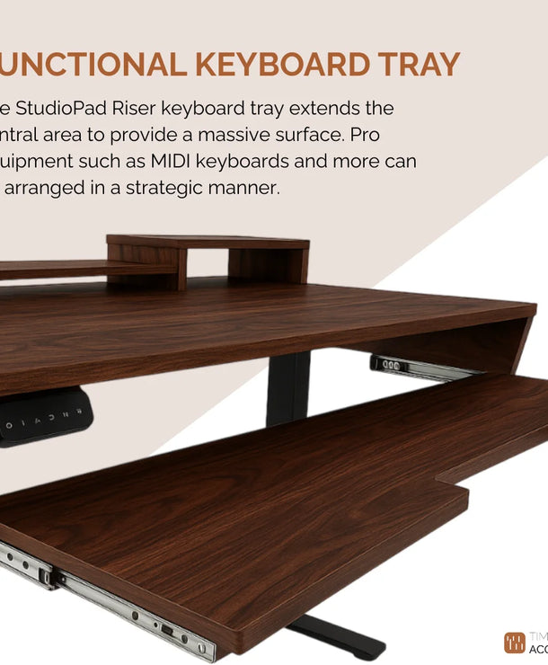 StudioPad Riser, Height Adjustable Music Production Desk