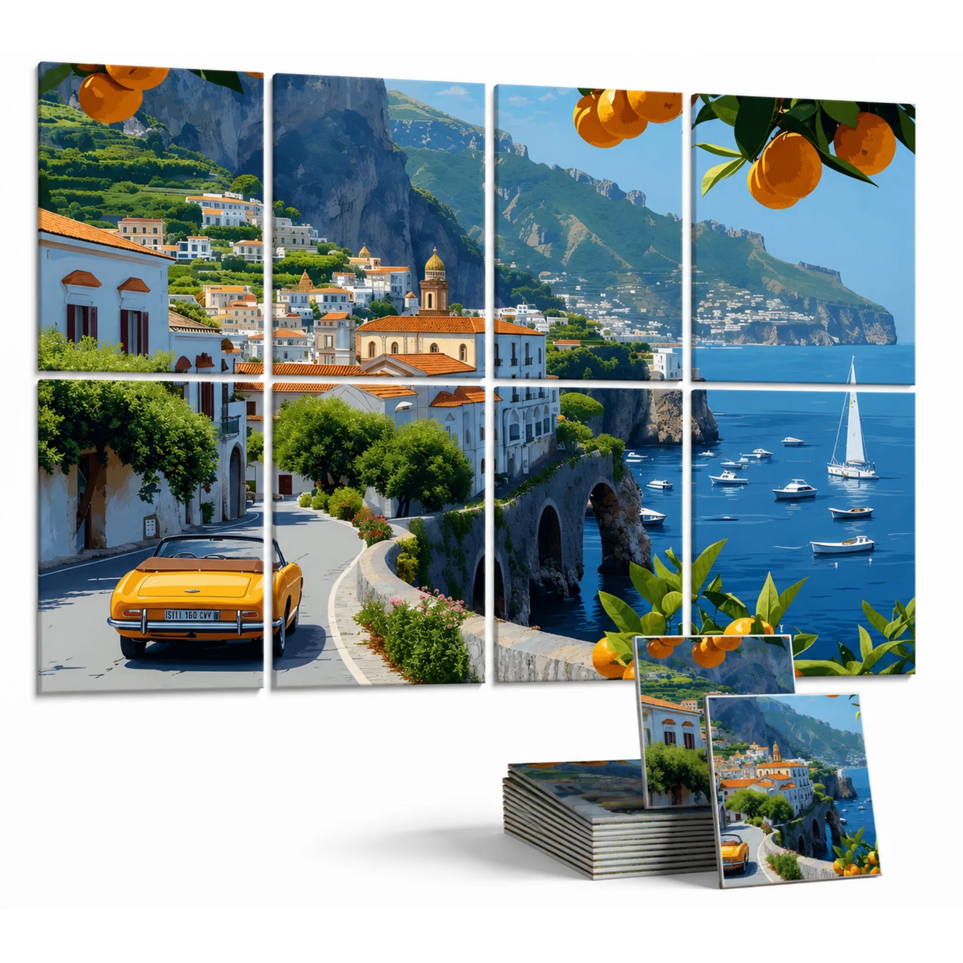Noise Absorber Acoustic Art Wall Panels for Home, 48”x32”