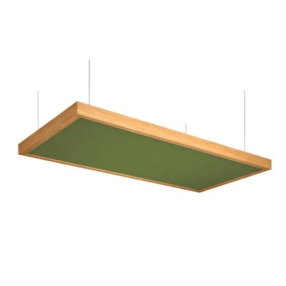 Wooden Frame Ceiling Absorption Panels [Set of 2]