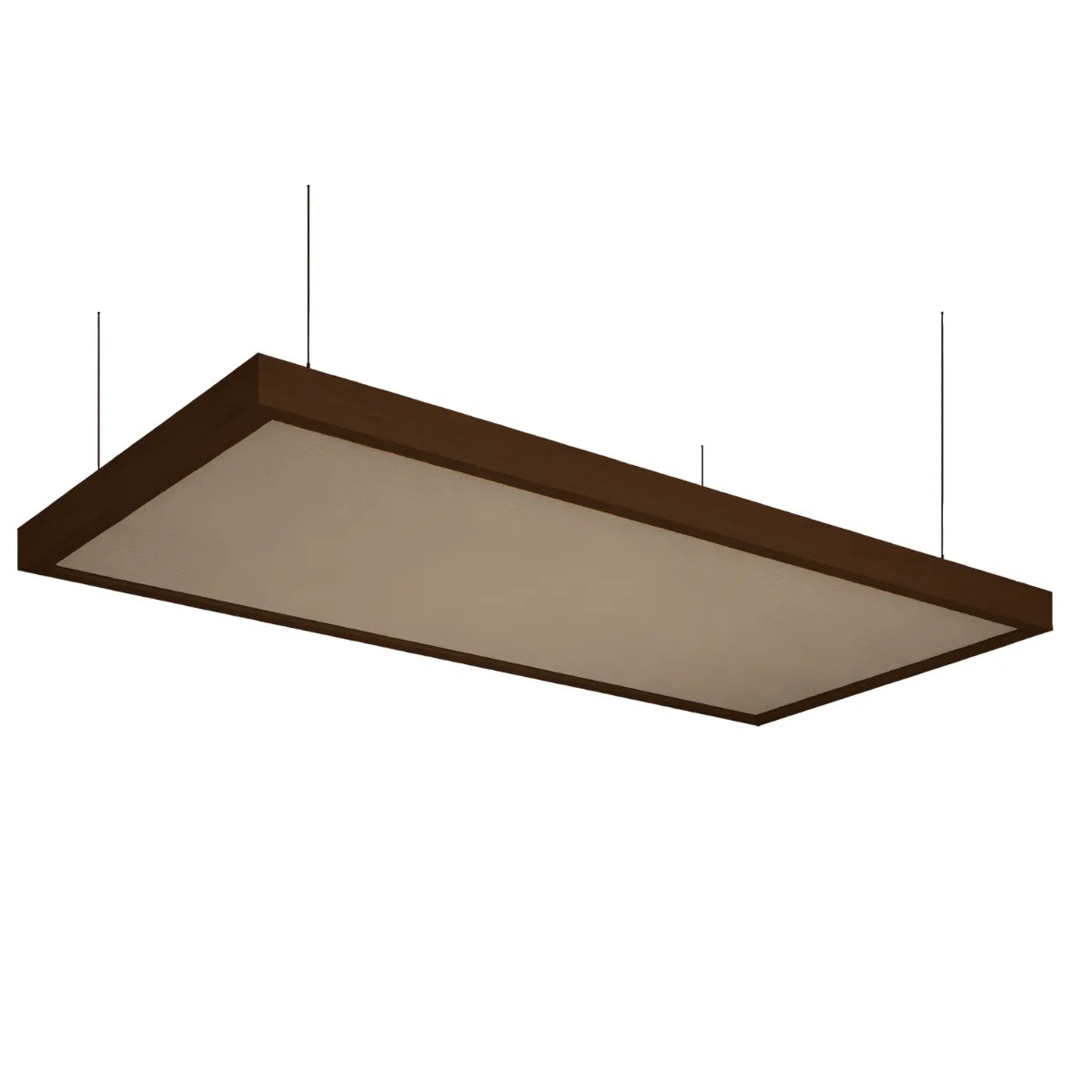 Wooden Frame Ceiling Absorption Panels [Set of 2]