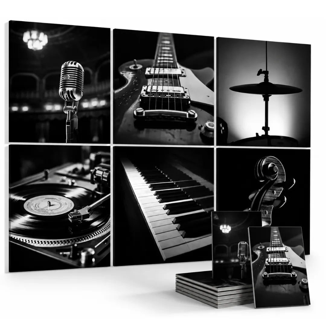 Noise Absorber Acoustic Art Wall Panels for  for Music Studio, 48”x32”