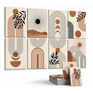Noise Absorber Acoustic Art Wall Panels for Home, 48”x32”