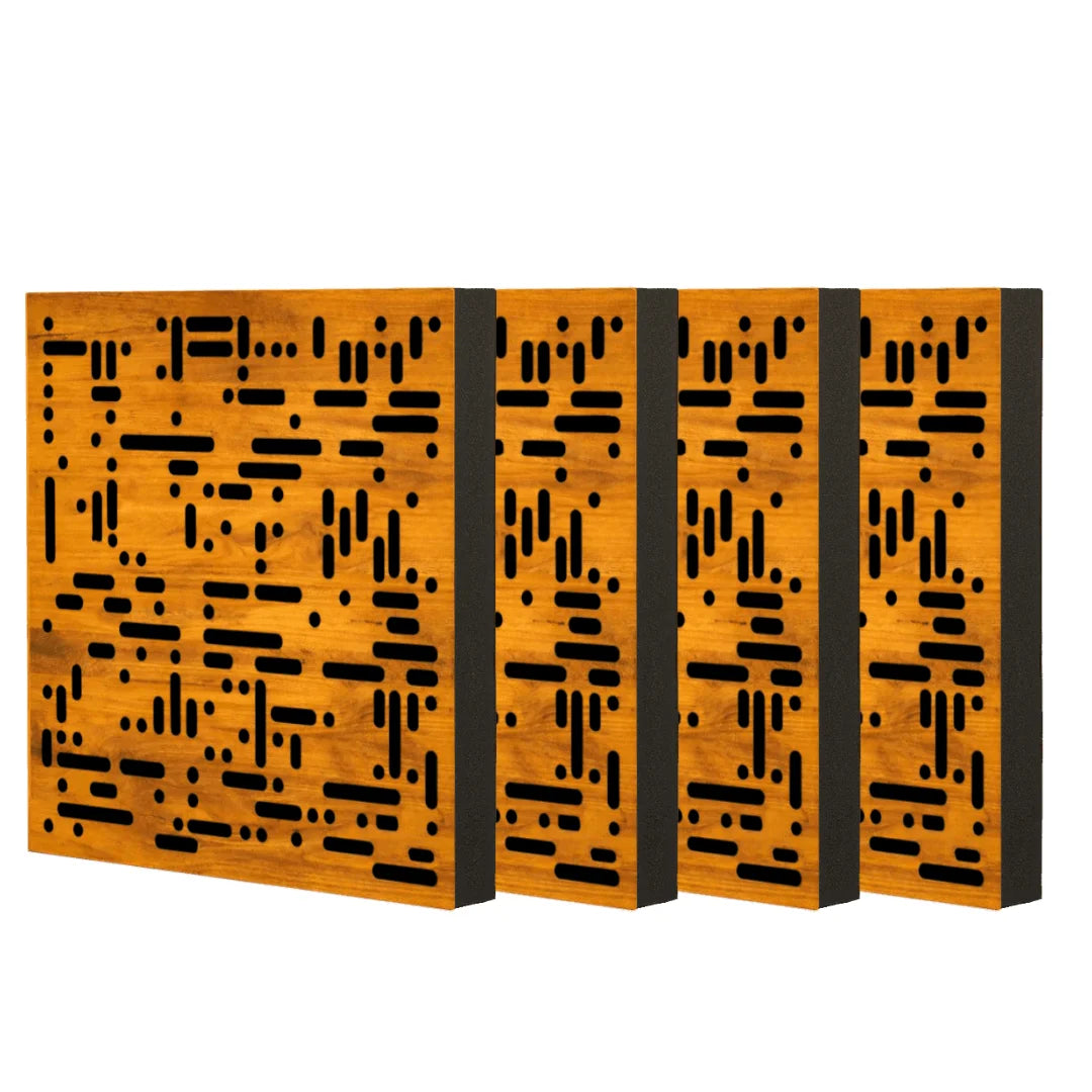 Timber Foam Acoustic Panels, Set of 4