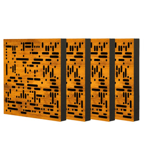 Abfuser Mini Acoustic Panels (1ft x 1ft x 2in), Set of 4