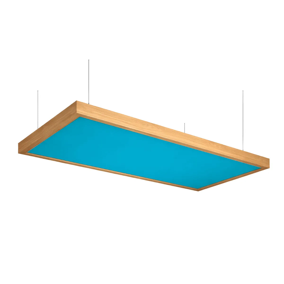 Wooden Frame Ceiling Absorption Panels [Set of 2]