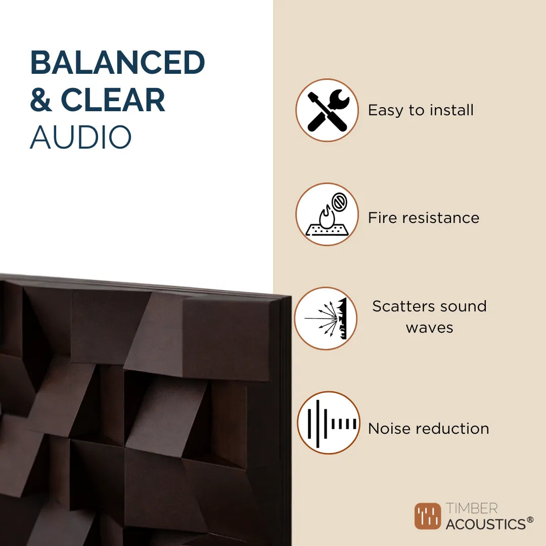 Timber Acoustics BlockFuser Diffuser
