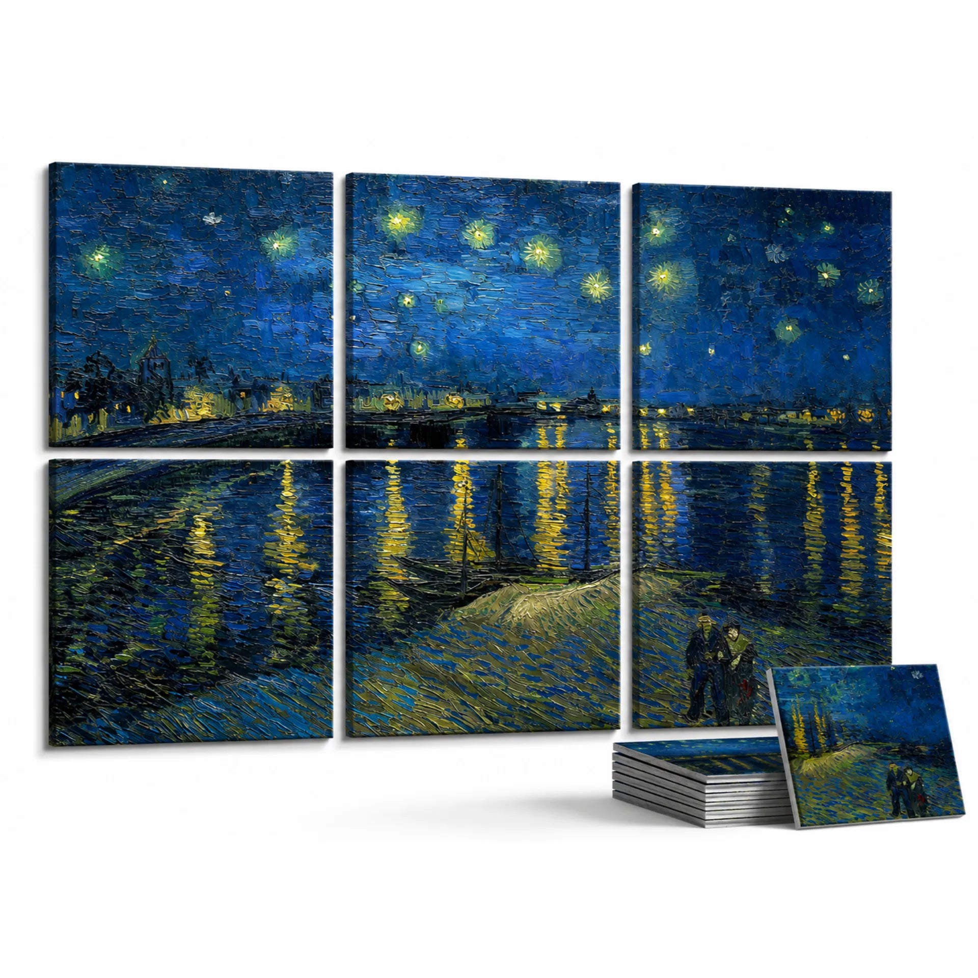Noise Absorber Acoustic Art Wall Panels for Home, 48”x32”