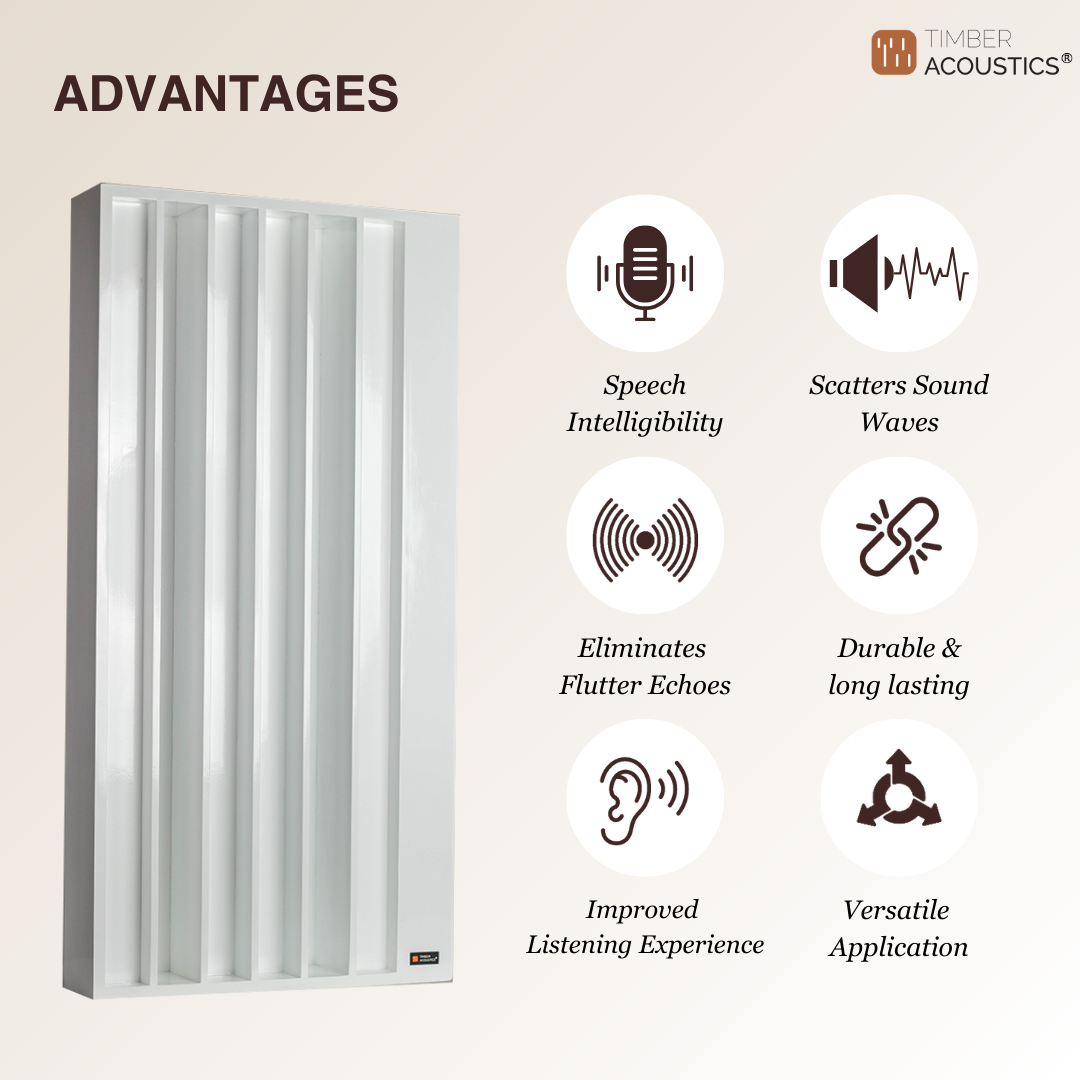 Timber Acoustics QRD Sound Diffusers