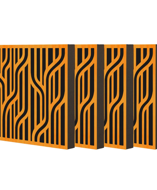 Abfuser Mini Acoustic Panels (1ft x 1ft x 2in), Set of 4