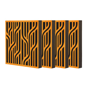 Abfuser Mini Acoustic Panels (1ft x 1ft x 2in), Set of 4