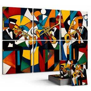 Noise Absorber Acoustic Art Wall Panels for  for Music Studio, 48”x32”
