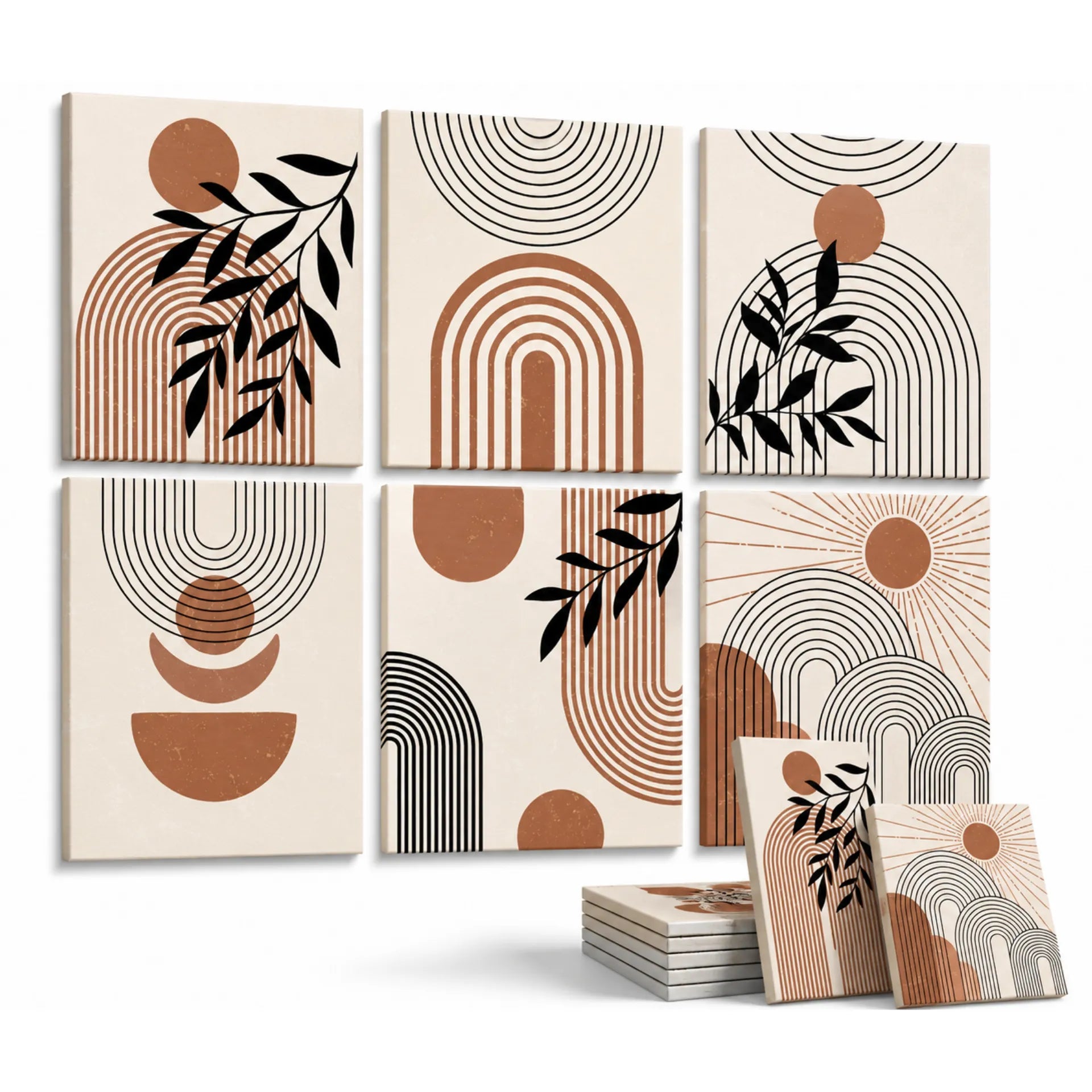 Noise Absorber Acoustic Art Wall Panels for Home, 48”x32”