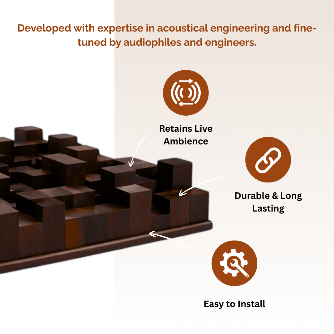 Timber Acoustics Skyline Sound Diffuser