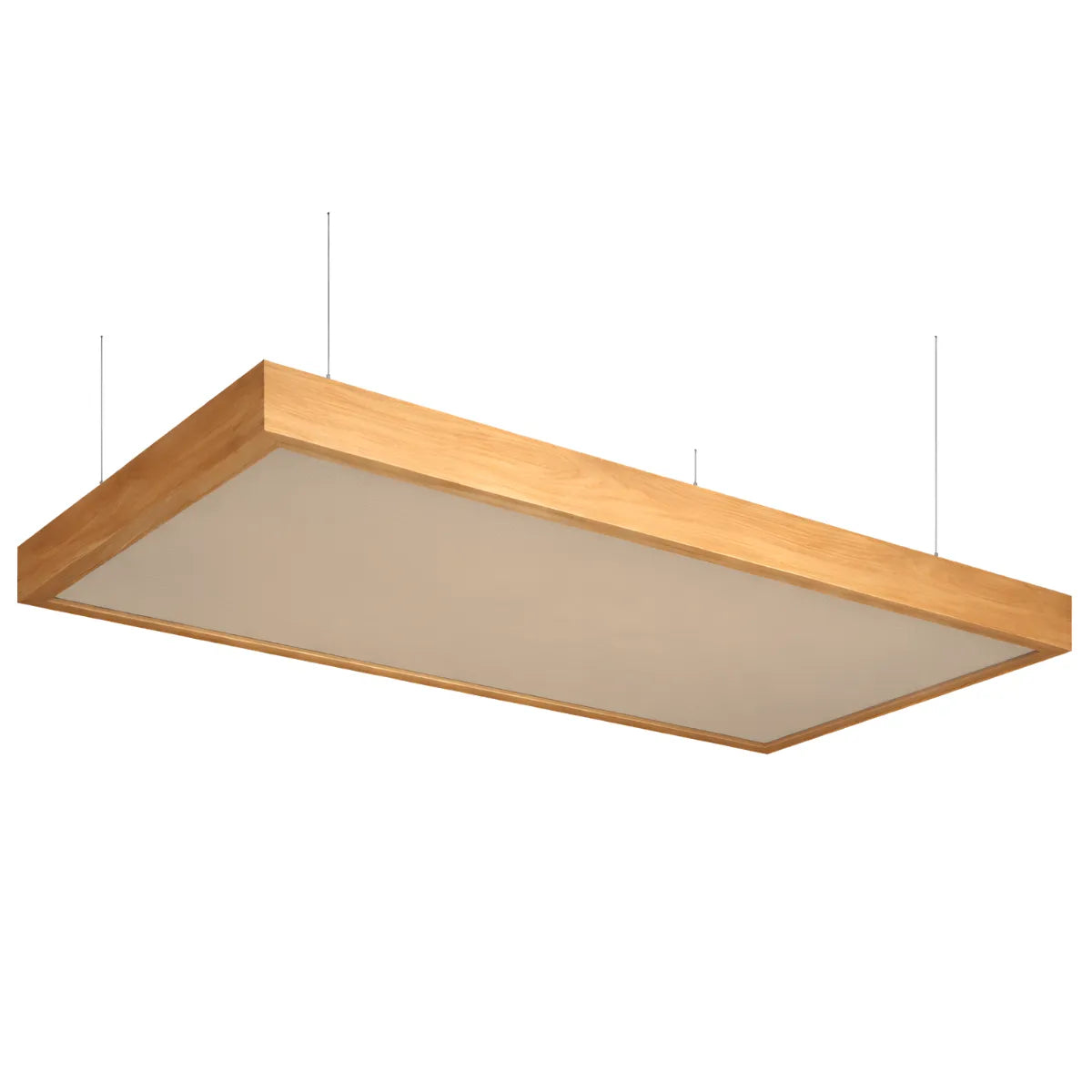 Wooden Frame Ceiling Absorption Panels [Set of 2]