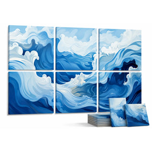 Noise Absorber Acoustic Art Wall Panels for Home, 48”x32”