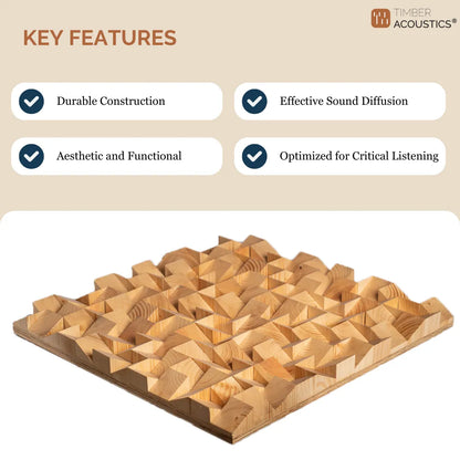 Timber Acoustics BlockFuser Diffuser